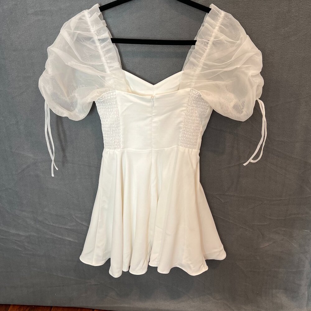Amanda Uprichard sz Small Lovely Dress white Bridal Graduation - Picture 3 of 6